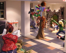 scuplture display in lee